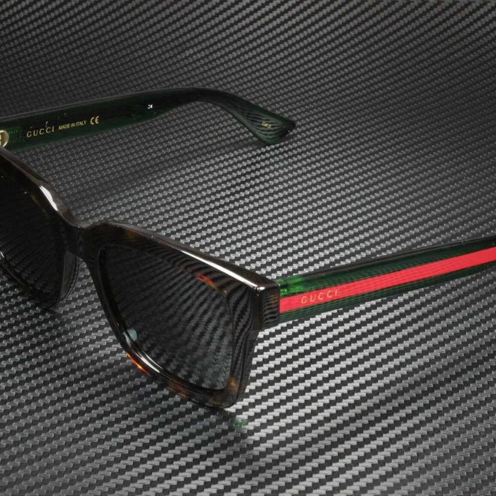 Gucci Green Grey 52mm Sunglasses